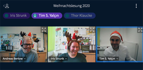 Weihnachtslesung der Schulleitung