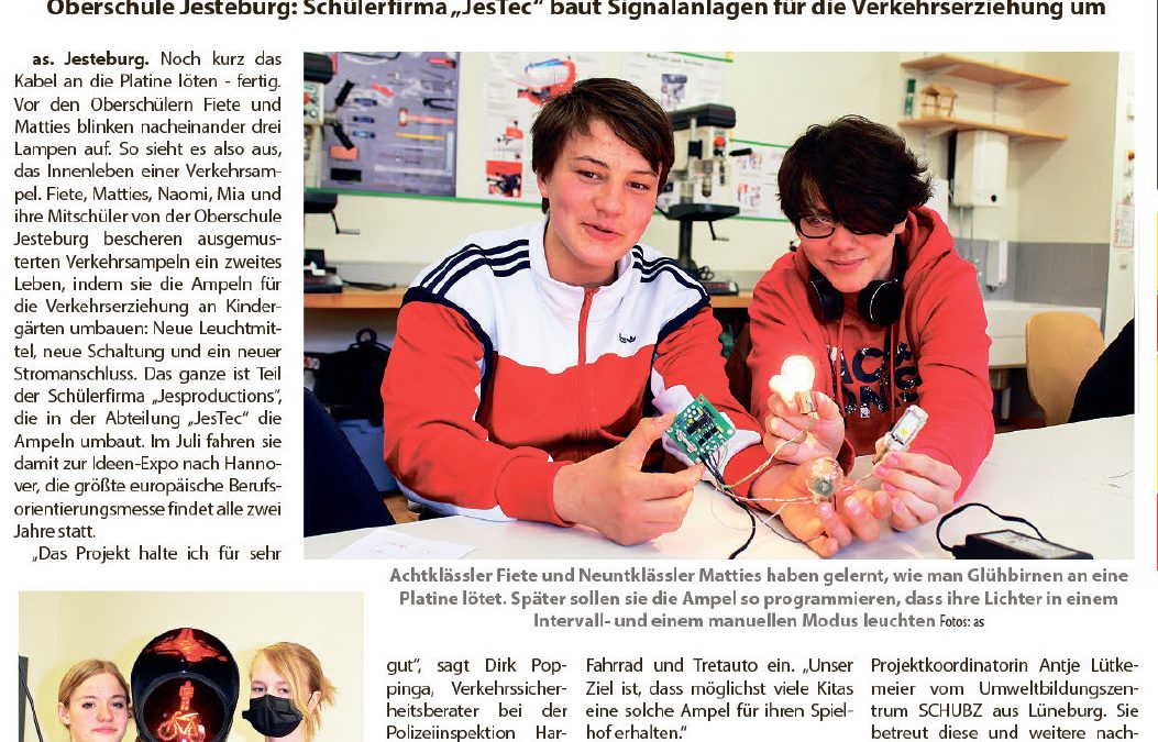 Presse: Zweites Leben für Ampeln