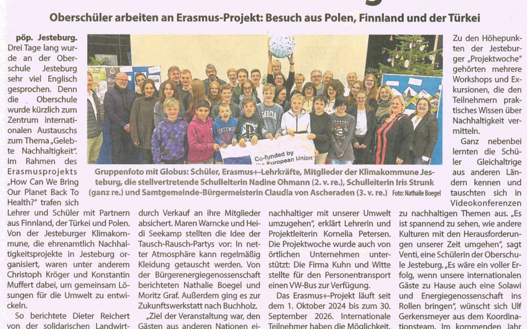 Wie wird der Planet gesund?