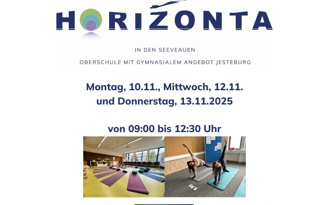 Schnuppertage für 4. Klassen & Elterninfoabend