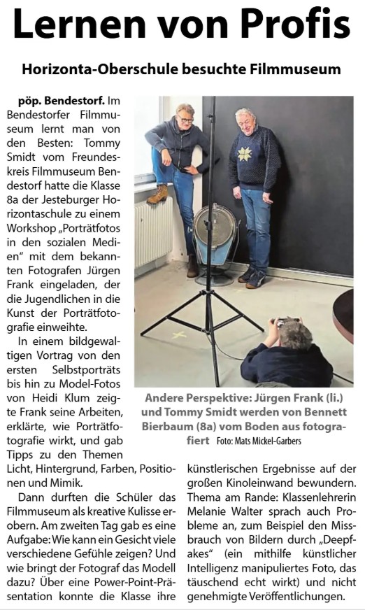 Screenshot des verlinkten Zeitungsartikels