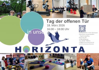 Flyer für den Tag der offenen Tür am 18. März 2026